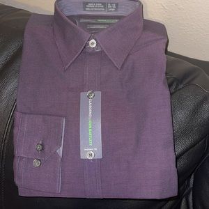 Eggplant/Purple Claiborne Dress Shirt